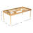 Chanta Glass Top Coffee Table