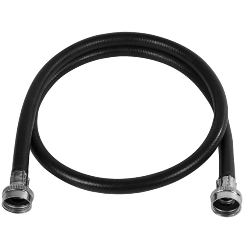 Tuyau d’appareil de lavage epdm noir, 4pi et accessoires