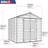 Woodbridge Plus 10.5 ft. W x 10.5 ft. D Vinyl Storage Shed with Foundation