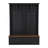 Farmhouse 4-In-1 Hall Tree With Wood Grain Bench, Mudroom Organizer With 2 Large Drawers And 6 Hooks, Black-474480040