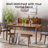 Rustic Farmhouse Bench, Wood Accent Bench, Classic Dining Bench, Bed Bench, Entryway-920108373-900523493