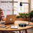19inch Black Table Lamp with Wireless Charging pad