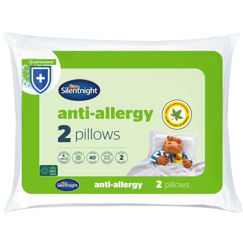 Silentnight Luxury Finish Anti Allergy Pillows