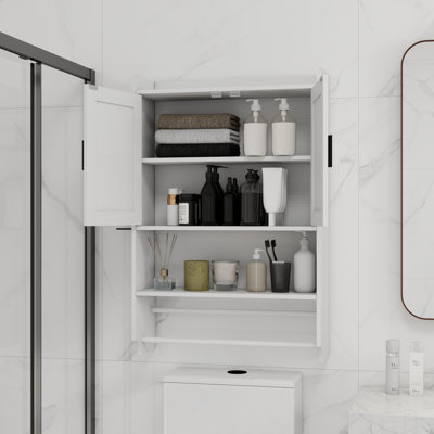 Armoires à pharmacie peu encombrantes, rangement de salle de bain moderne ajustable en MDF