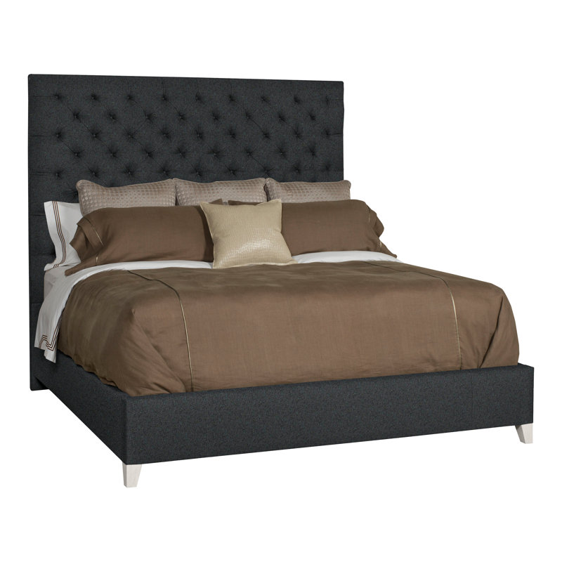 Grace/Griffin Upholstered Bed, Twin, Ian Lagoon, Casa Blanca