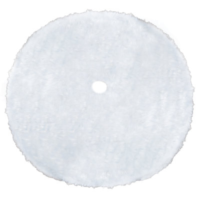 Solid Color Faux Fur Tree Skirt