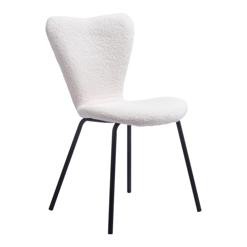 Ensemble de 2 chaises Roselin, Ivoire ivoire