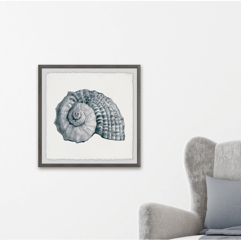 Luxur «Sturdy Shell» - Reproduction de cadre photo sur papier, H 12 po x l 12 po x P 1,5 po, Encadré gris