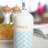 Nicola Spring - Hand-Printed Vinegar Pourer Bottles - 500ml - Blue