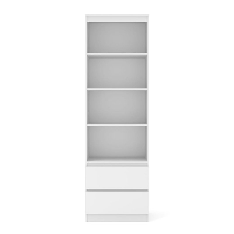 195cm H x 60cm W Composite Bookcase, White