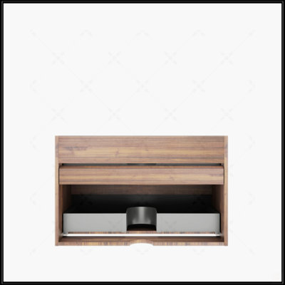 Meuble-lavabo flottant mural de 30 pi avec double tiroirs à fermeture douce Grace