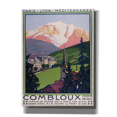 "Combloux" par Vintage Posters