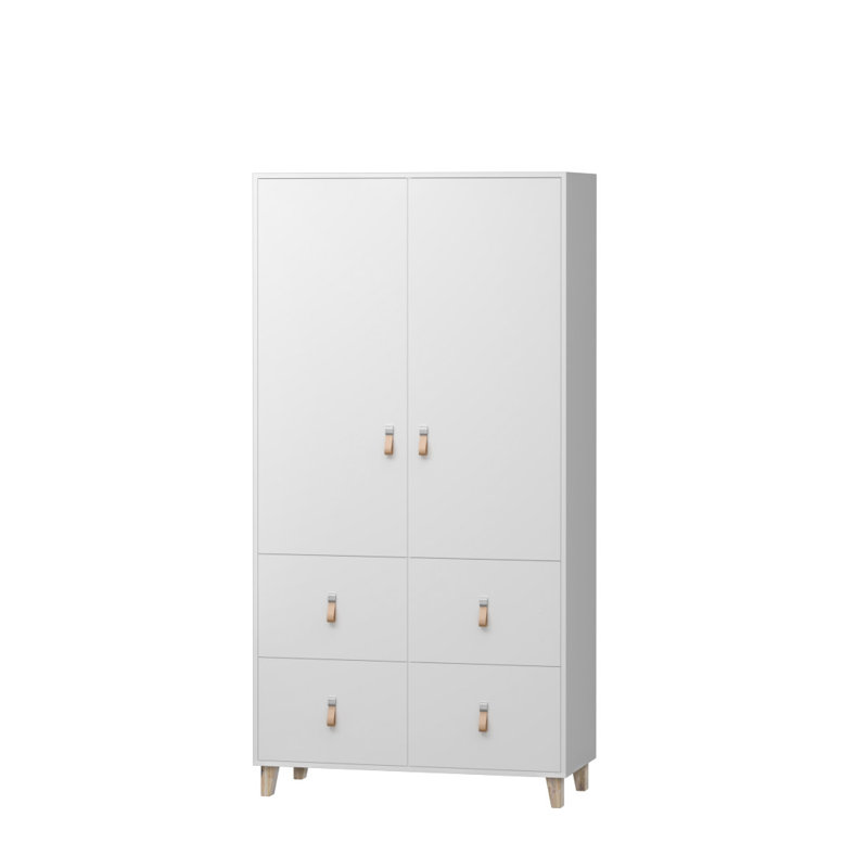 Keefe 2 Door Manufactured Wood Wardrobe