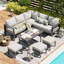 Aluminum Patio Furniture Set With Waterproof Cover