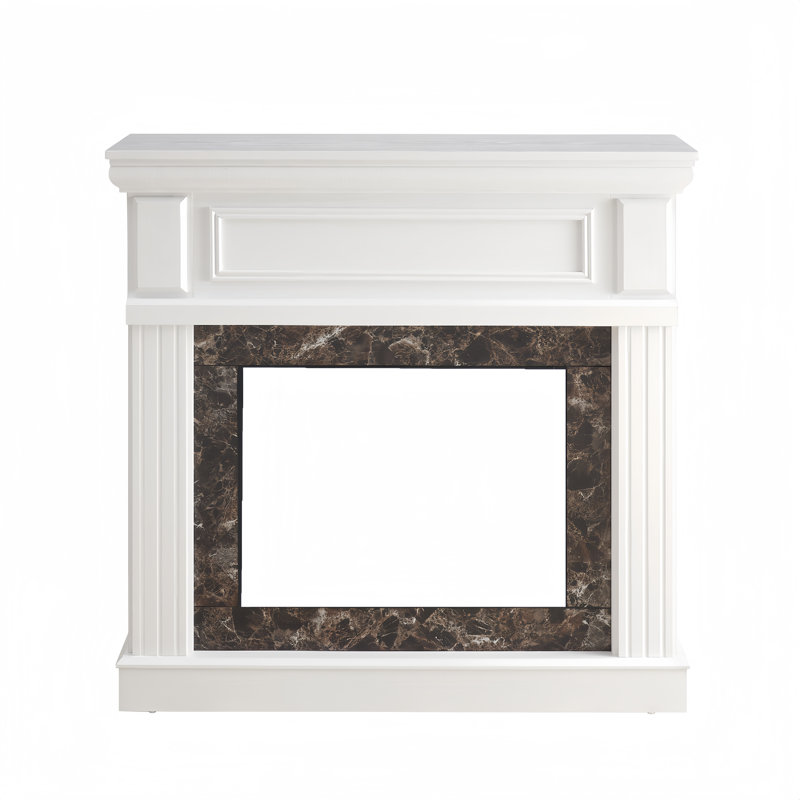 Only Mantel, MDF, Mantel, White