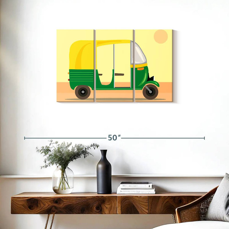 Mehar Motor Rickshaw, 20" H x 33" W