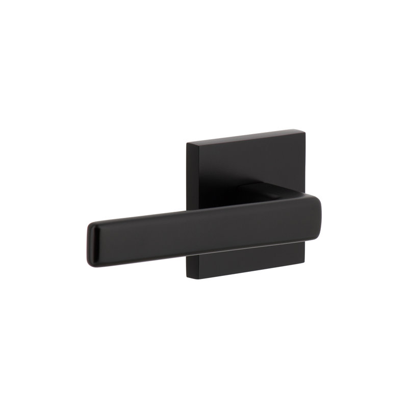 Viaggio Quadrato Rosette Double Dummy with Lusso Lever, Satin Black