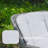 4 - Person Patio Dining Set Umbrella Hole Included Square Table with Cushions Included-1965397962