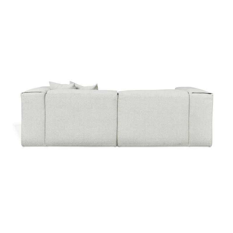 Nest Modular 3-PC Sectional, Fog Boucle