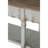 63X19.5X35.5" Three-Tiered Wooden Console Table With Distressed White And Beige Finish