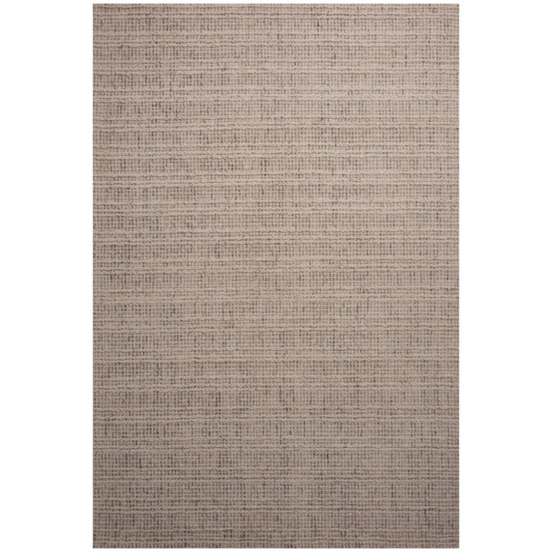 Tapis 100% laine touffeté à la main, Rectangle 8 pi 9 po x 11 pi 9 po