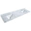 Meuble-lavabo double autoportant avec plateau en marbre Sheffield-40066579-40066580