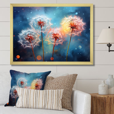 Dandelion Morning Moments I - Floral Wall Art Prints