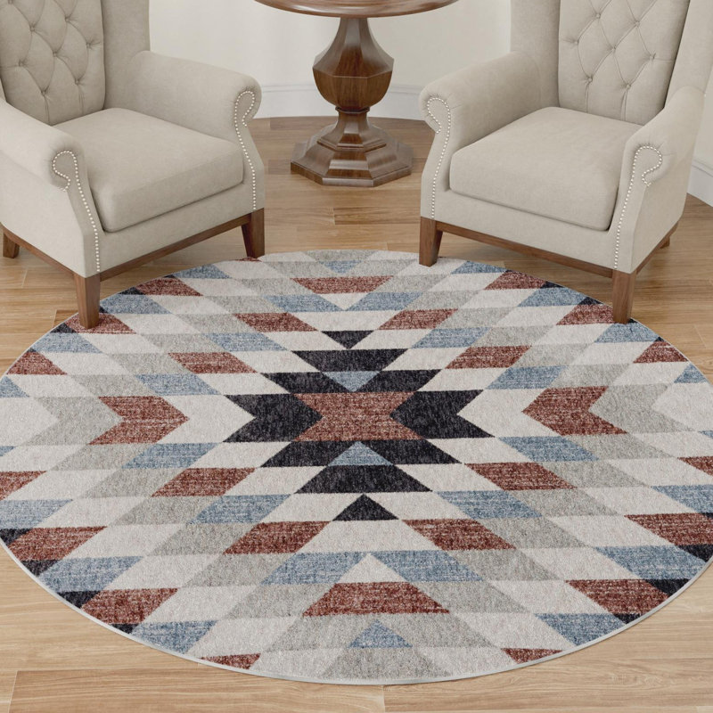 Tapis Foundry Select Perlita, Rond 7 pi