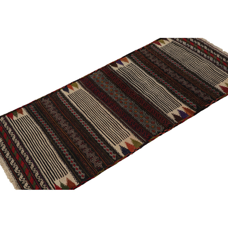 One-of-a-Kind Rectangle 2'4"x5' Hand Knotted Area Rug