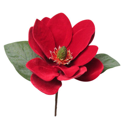 Choix de Noël 11 po Magnolia artificiel rouge et vert