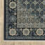 Tapis bleu foncé / ivoire Edner-702370476