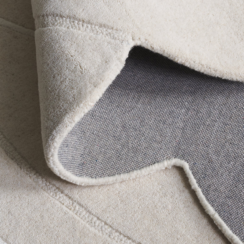 Nouveauté 157 laine 95% touffetée à la main; Tapis abstrait 5% viscose, Novateur 8 pi x 10 pi