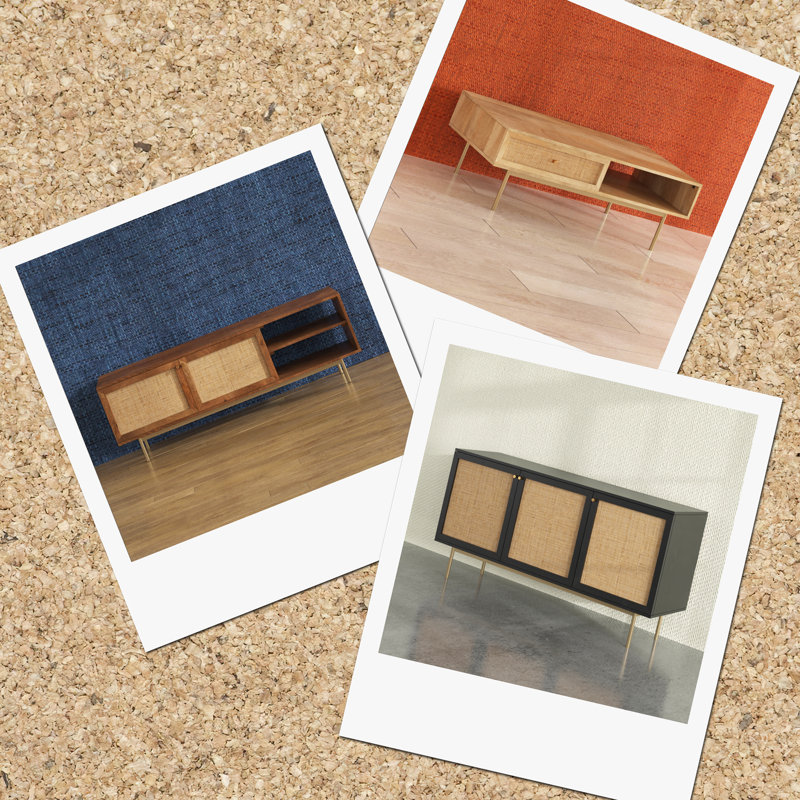 Bridewell Coffee Table with Brass Bas...
