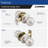 Brinks Raleigh Series Passage Transitional Ball Knob-104320821