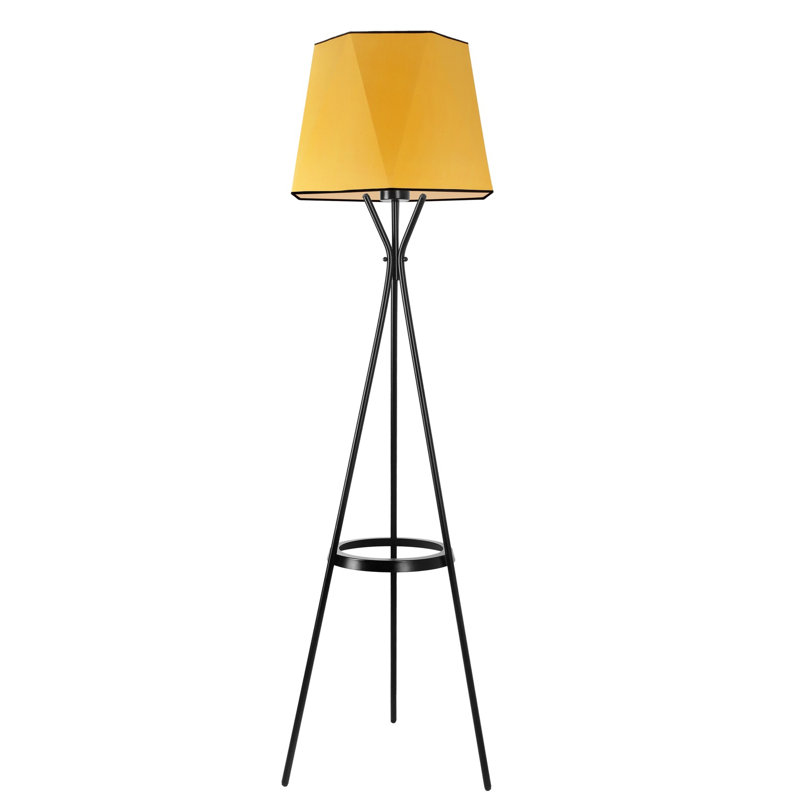 Lampe trépied 65 po Horicon, Moutarde