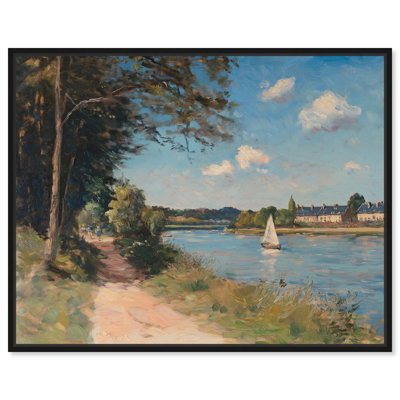 «Monet Walk in The Park Canvas Vintage Landscape» par Art Remedy