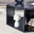 Hexagonal MDF Coffee Table, Characteristic Pattern Stickers, Multi-Hole Design To Give More Storage Space