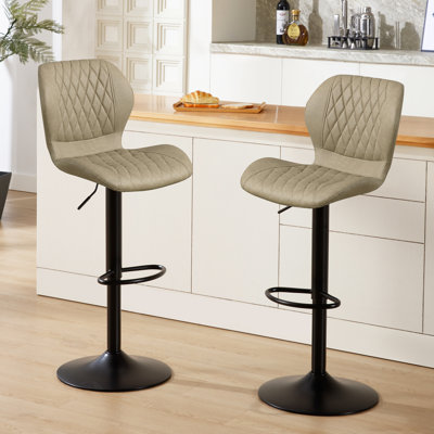 Tyrel Swivel Adjustable Height Bar Stool
