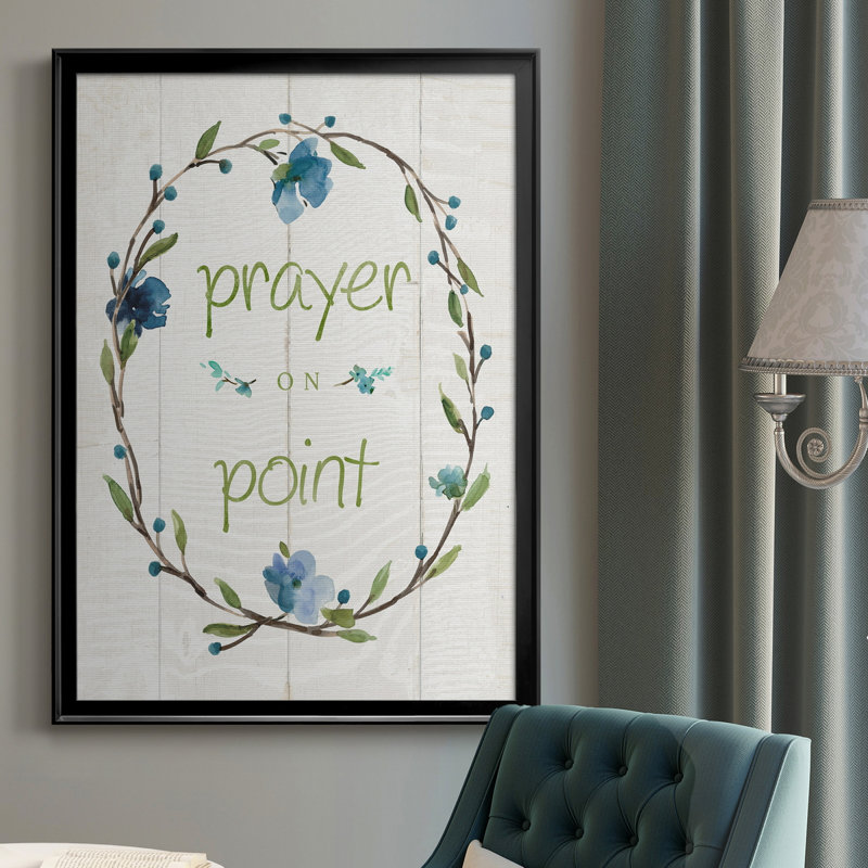 " Prayer On Point ", Black, 30.5" H x 42.5" W x 1.5" D