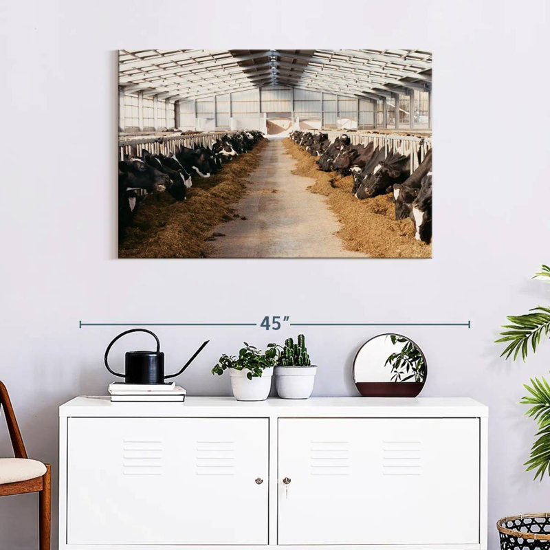 Barn Cows, 24" H x 36" W