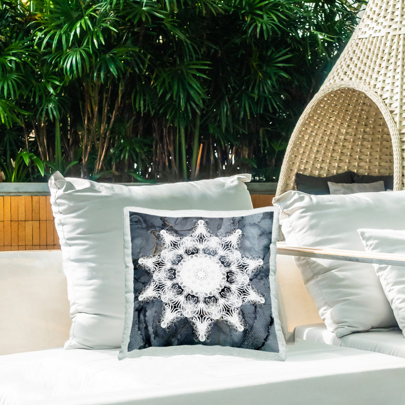 Coussin décoratif géométrique intérieur / extérieur