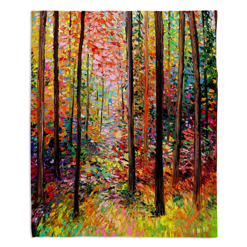 Hand Woven Throw Blanket, 68" x 80"