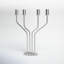 2 Piece Aluminum Tabletop Pillar Set