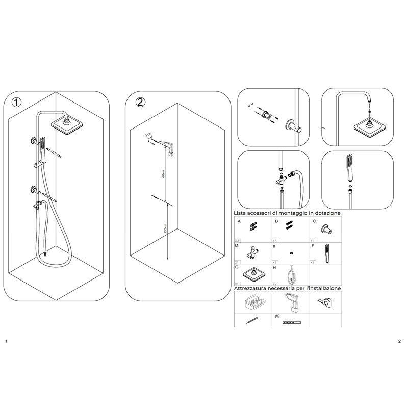Dual Shower Head