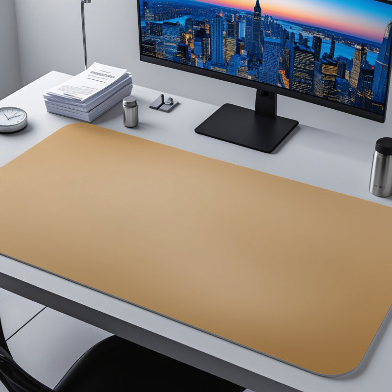 Polyester Desk Pad, 14.4x12.1