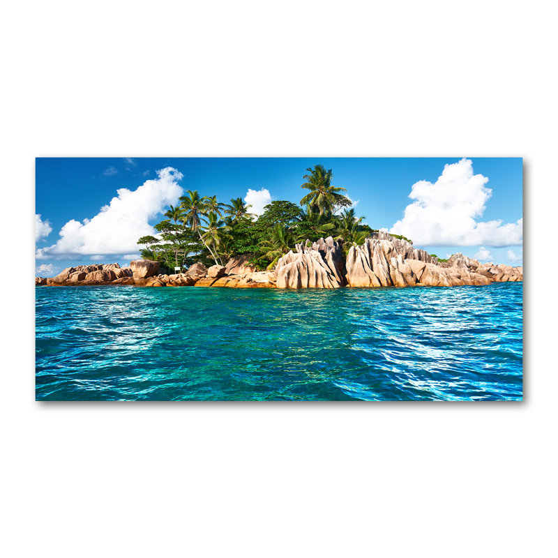 Beeliar 50cm W x 100cm L Glass Peel and Stick Panel