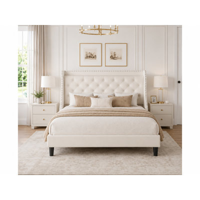 King-size Gaming Bed, King-size E Bed Frame, Bed With Charging Station, No Box Spring Needed
