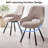 Swivel Dining Chairs Set Of 2, Modern Upholstered Fabric Kitchen Chair With Thicken Cushions for Living Room, Bedroom-465714222