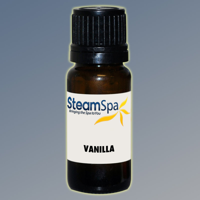 SteamSpa Essence of Vanilla 10 ml Aromatherapy Oil Extract with Essential Dropper