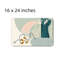 Tapis de bain 16 x 24 po Fresh Plant